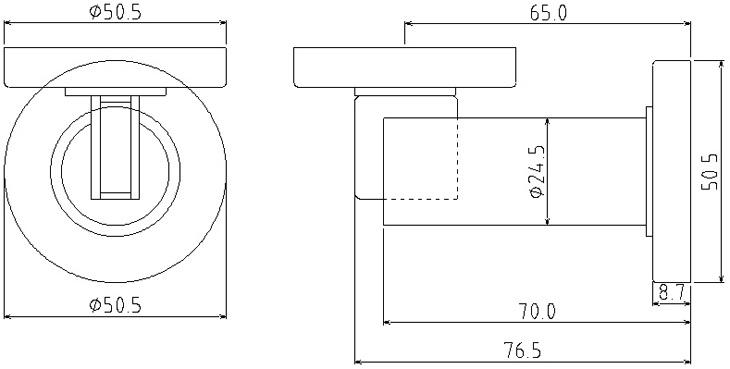 高质量不生锈不变色304不锈钢大力强磁加厚地吸门吸墙吸SG-DS004产品尺寸.jpg